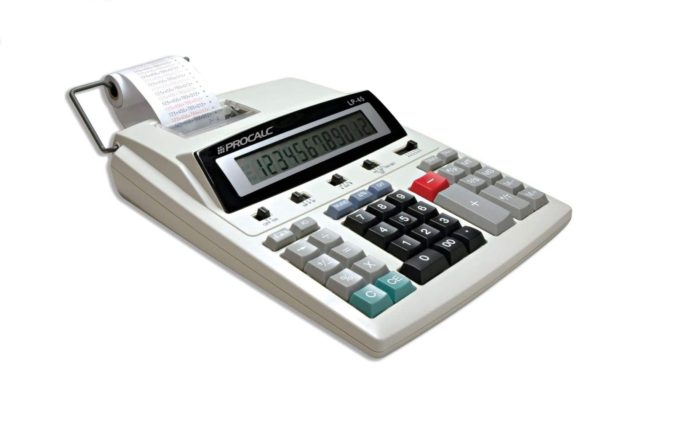 Calculadora de Impressão Procalc LP45  – 12 Dígitos