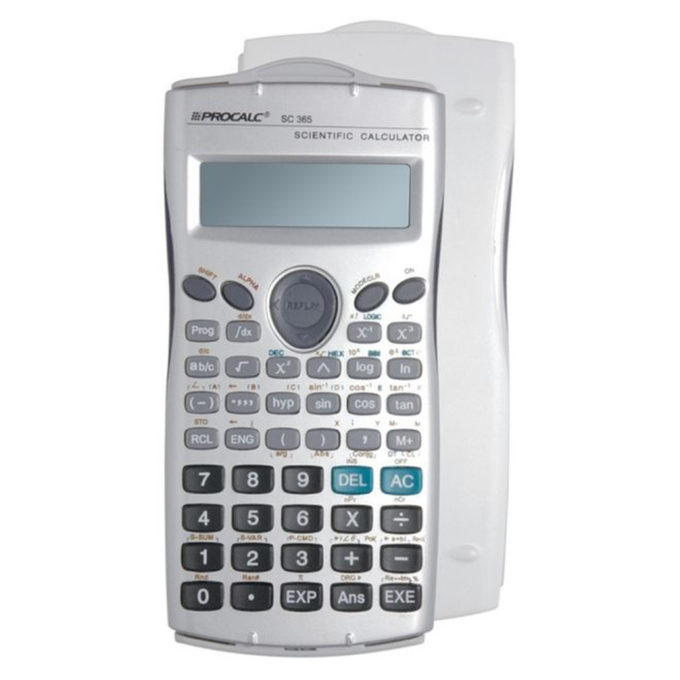 Calculadora Científica SC365 – Procalc.